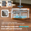 BOMIDI MOP AND BUCKET SET SPIN MOP WITH SEPARATE DIRTY WATER SYSTEM FLOORS