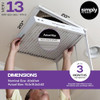 SIMPLY FILTERS 20X20X4 MERV 13 MPR 1500 AC FURNACE HVAC AIR FILTER 6 PACK WHITE New
