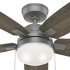 HUNTER ANTERO 52 IN. HUNTER EXPRESS INDOOR CEILING FAN - MATTE SILVER New