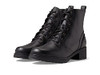 W20768 COLE HAAN WOMEN'S CAMEA WATERPROOF LACE-UP COMBAT SIZE 8.5 - BLACK New