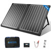 ACOPPOWER 100WATT 12 VOLT PORTABLE SOLAR PANEL WATERPROOF 20A FOLDABLE BLACK
