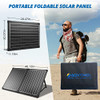 ACOPPOWER 100WATT 12 VOLT PORTABLE SOLAR PANEL WATERPROOF 20A FOLDABLE BLACK