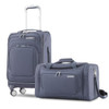 Samsontie Ascentra Softside Luggage 2 Piece Set Duffel/19 inch Carry on - Slate New