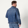 AMAZON ESSENTIALS MEN'S REGULAR FIT LOW STRETCH DENIM JACKET MEDIUM STONE WASH