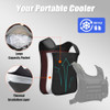 ONETOALL RUNNING VEST WITH 2L LEAKPROOF WATER BLADDER - MEDIUM - BLACK
