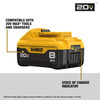 DEWALT 20V MAX 8AH LITHIUM-ION BATTERY (8.0 AH BATTERY) - 2 PACK - BLACK/YELLOW