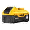DEWALT 20V MAX 8AH LITHIUM-ION BATTERY (8.0 AH BATTERY) - 2 PACK - BLACK/YELLOW