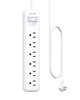 ANKER SURGE PROTECTOR (2 × 900 JOULES), POWEREXTEND STRIP 6 OUTLETS - WHITE