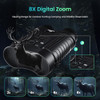 ANGDAOBIA NIGHT VISION GOGGLES 4K NIGHT VISION BINOCULARS 3'' HD SCREEN - BLACK