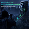 ANGDAOBIA NIGHT VISION GOGGLES 4K NIGHT VISION BINOCULARS 3'' HD SCREEN - BLACK
