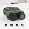 VIVITAR DIGITAL CAMERA BINOCULAR 16MP QHD 2.7K RED BODY - GREEN