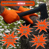 ROYALTY PREMIER 8 Mil Disposable ORANGE Nitrile Rubber Gloves 100 Count Large New