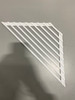 PURADRY BEAUTY TOOL DRYING RACK SILICONE WRAPPED OVER THE SINK, 17X6.5 - WHITE New