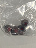 TIMMKOO STEREO WIRED EARBUDS - BLACK/RED