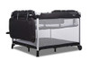 JOOVY ROOM TWIN NURSERY CENTER WITH BASSINET, 9051, 1 COUNT, 1 PACK, BLACK/GRAY