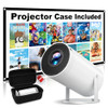 TELONIXIUM MINI PROJECTOR NATIVE 1080P PORTABLE PROJECTOR F300 - WHITE