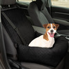 PETMAKER DOG CAR SEAT FOR SMALL TO MEDIUM CATS AND DOGS UP TO 44LBS - BLACK