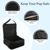 PETMAKER DOG CAR SEAT FOR SMALL TO MEDIUM CATS AND DOGS UP TO 44LBS - BLACK