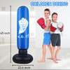 Uhika Inflatable Kids Punching Bag, Karate Gifts Kids, immediate bounce back
