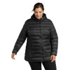 EDDIE BAUER WOMENS WR CIRRUSLITE DOWN PARKA II - SIZE: WOMEN 3X - BLACK New