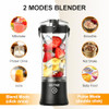 GVTKE PORTABLE BLENDER DUAL MODE 18000RPM 20OZ BLENDING CUP A9-2 - BLACK