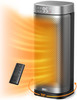 DREO SPACE HEATERS INDOOR 16 INCH FAST HEATING PORTABLE HEATERS REMOTE GREY