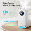 DREO HUMIDIFIERS FOR BEDROOM TOP-OF-FILLED HUMIDIFIED LARGE ROOM 5L - WHITE