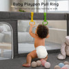 UANLAUO BABY PLAY PEN SAFETY BABY PLAY YARDS 59"×59" PLAYPEN-GRAY-04 - GRAY