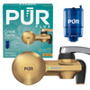 PUR PLUS FAUCET MOUNT WATER FILTRATION SYSTEM PFM410F - BRASS