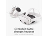 Meta Quest Compact Charging Dock — Works with Meta Quest 3/3S — Extended Headset
