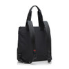 HUGO, TARIC NYLON BLEND TOTE CONVERTIBLE BACKPACK, PITCH BLACK - BLACK