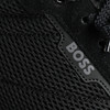 HUGO BOSS SNEAKERS KAI RUNN RUNNER SHOES - SIZE: MEN 12 (EU M46) - BLACK