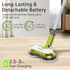 VMAI CORDLESS ELECTRIC MOP WITH WATER SPRAY & DETACHABLE BATTERY G700 - GREEN