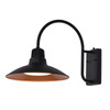 LUTEC 12" OUTDOOR WALL LIGHT - BLACK