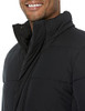 AMAZON ESSENTIALS MENS HOODED LONG PUFFER COAT - SIZE 6X-LARGE - BLACK