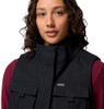 213584 Columbia womens Brea Falls Vest Black L New