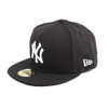 NEW ERA MEN'S CAP YANKEE SIZE: 7 3/8 - 91906 BLACK/WHITE New