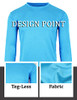 GALAXY BY HARVIC MEN'S LONG SLEEVE PERFORMANCE CREW NECK TEE - SIZE LARGE New
