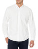 AMAZON ESSENTIALS MEN'S LONG-SLEEVE REGULAR-FIT OXFORD SHIRT - SIZE L - WHITE New