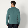 AMAZON ESSENTIALS MEN'S RELAXED-FIT LONG SLEEVE HENLEY SIZE: LARGE -SLATE GREEN New