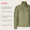 MEN'S ONWARD INSULATED JACKET MARMOT - SIZE: MEN XL - OLIVE GROVE New