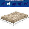 MIDWEST HOMES FOR PETS XS QUIETTIME DELUXE FRAME PET BED MACHI - MOCHA New
