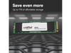 Crucial E100 2TB M.2 2280 NVMe PCI-Express 4.0 x4 PCIe Gen4 Internal SSD - Up to