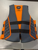 STEARNS HYDROPRENE ADULT LIFE JACKET - SIZE: MEN M - BLACK/ORANGE New