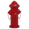 Sunnydaze Fire Hydrant for Dogs to Pee On - Dog Fire Hydrant Pee Post, Red