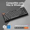 KEYCHRON K2 MAX QMK/VIA 2.4 GHZ & BLUETOOTH WIRELESS MECHANICAL KEYBOARD BLACK
