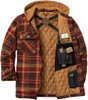 LEGENDARY WHITETAILS CCW HOODED FLANNEL INSULATED SHACKET MEN M MAPLEWOOD-PLAID