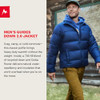MARMOT MEN'S GUIDES DOWN JACKET, DOWN FILLED, WATER RESISTANT- ROSIN GREEN/LARGE New