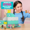Tile Town Pet Vet Magnetic Tiles Set, 48 Piece Magnet Tiles for Kids