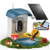 LOATOS BIRD FEEDER WITH CAMERA 5MP LIVE VIDEO SOLAR POWERED TV-D10 - BLUE